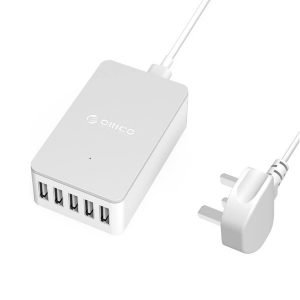 USB Charger ORICO 5-Port Wall Charger (40W/8A)