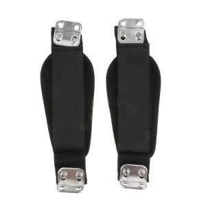 Electric off-road skateboard foot straps