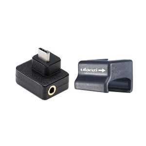 Cynova Audio Adapter for DJI Osmo Action External Microphone + Microphone Adapter