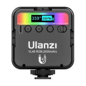 Ulanzi VL49 RGB Full Color LED Video Light 2500K-9000K